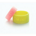 1/4" (6 Mm) Width Glow in the Dark Silicone Thumb / Finger Ring